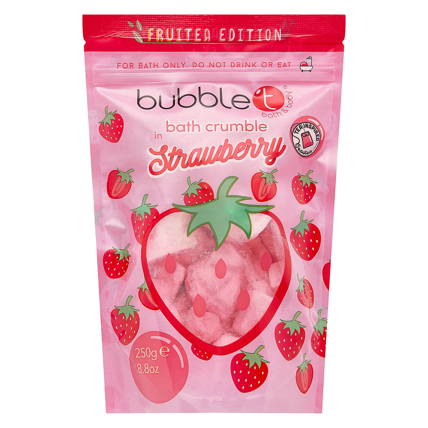 Bubble T - Fruitea Bath Crumble Strawberry 250g