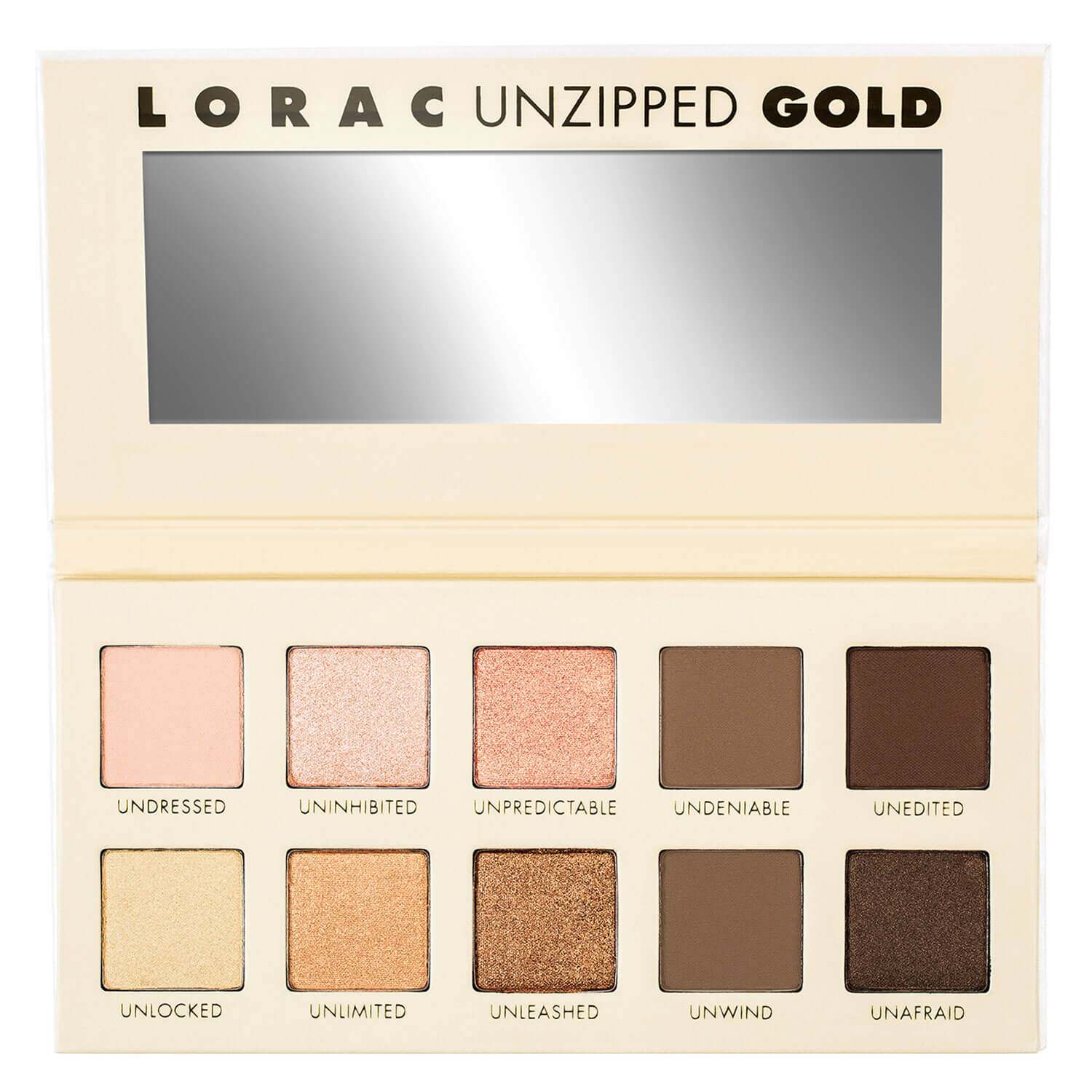 Lorac - Unzipped Gold Eyeshadow Palette & Eye Primer Set 1x