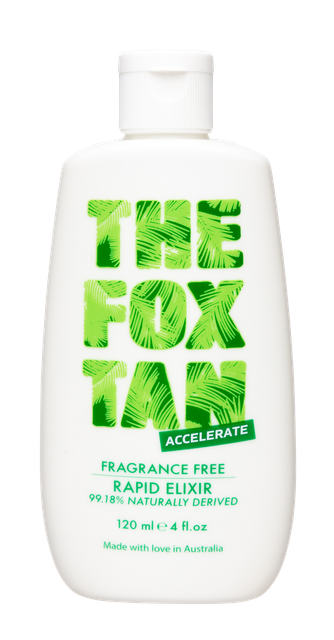 The Fox Tan - Fragrance Free Rapid Tanning Elixir 120ml