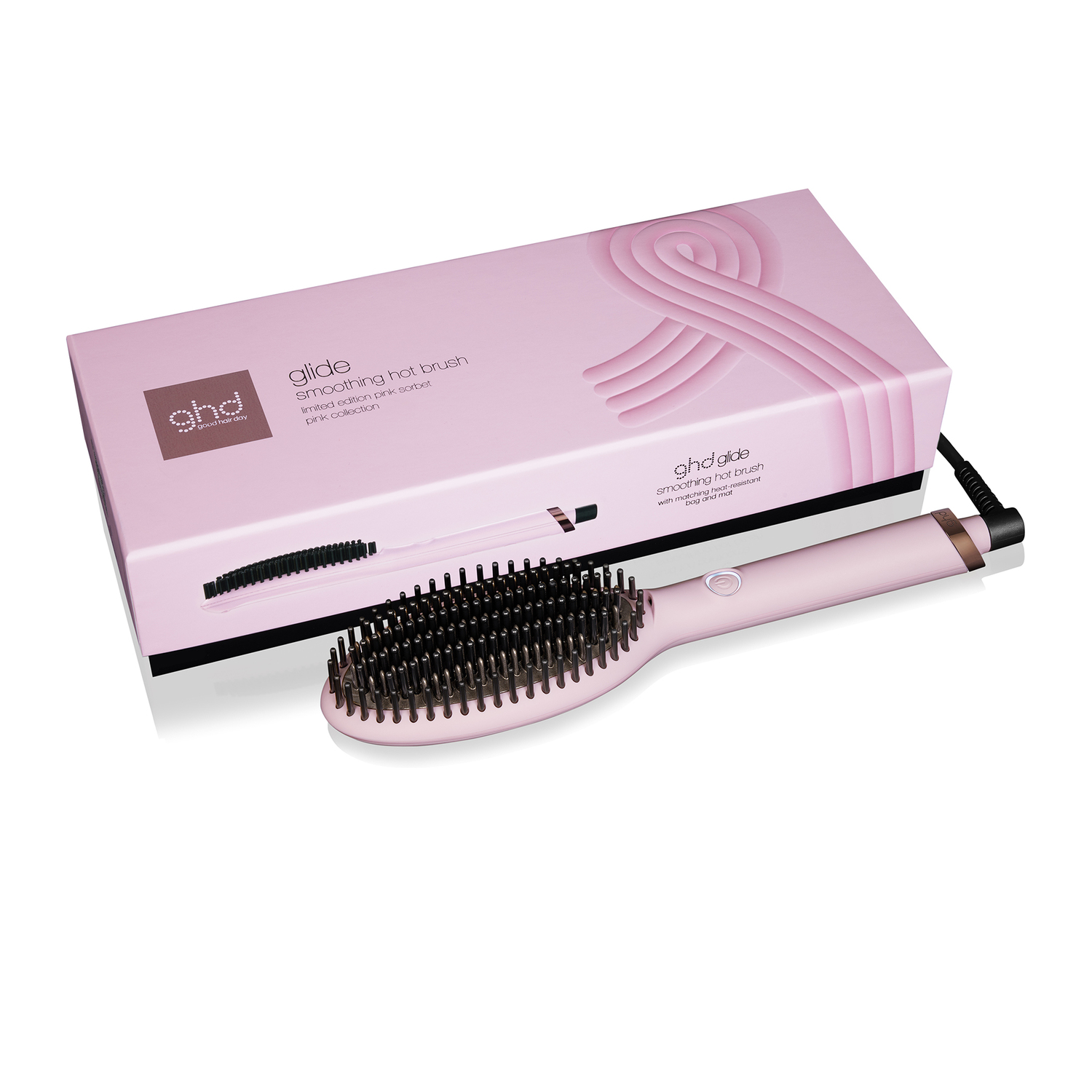 Ghd Pink-Sorbet Collection - Glide Limited Edition Hot Brush 1x