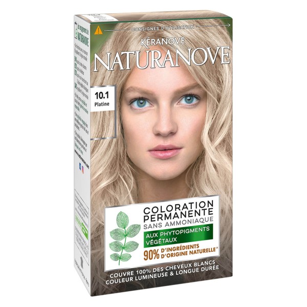 Image of Naturanove - Dauerhafte Haarfarbe Platin 10.1