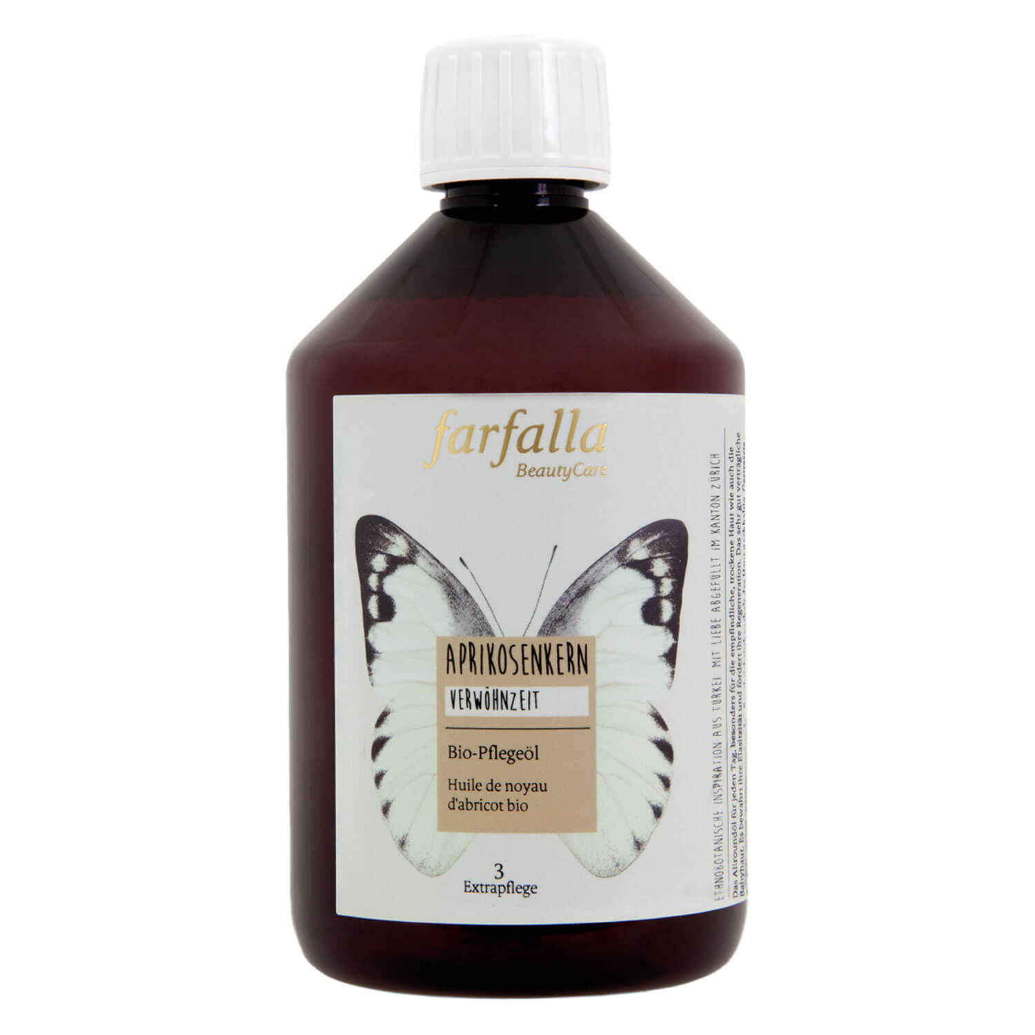 Farfalla Bio-Pflegeöl - Aprikosenkern Bio-Pflegeöl Verwöhnzeit 500ml