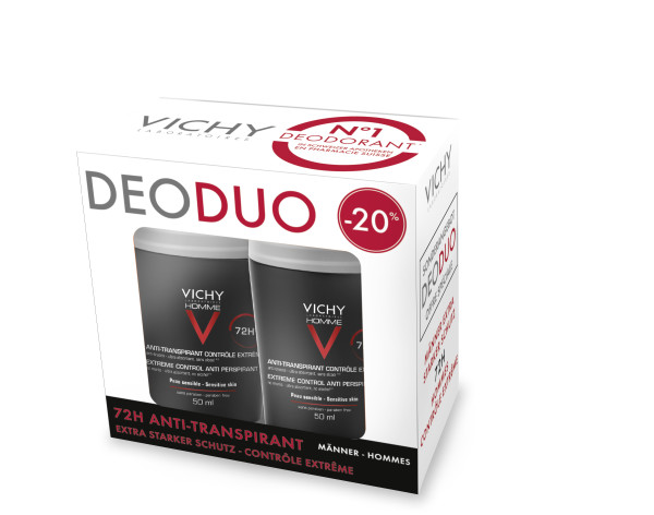 Vichy Deo - Deo Anti-Transpirant Roll-On Duo 2x50ml