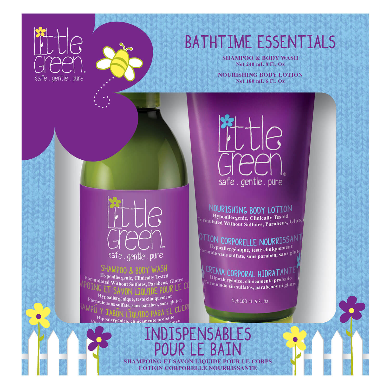 Little Green Kids – Bathtime Essentials Duo