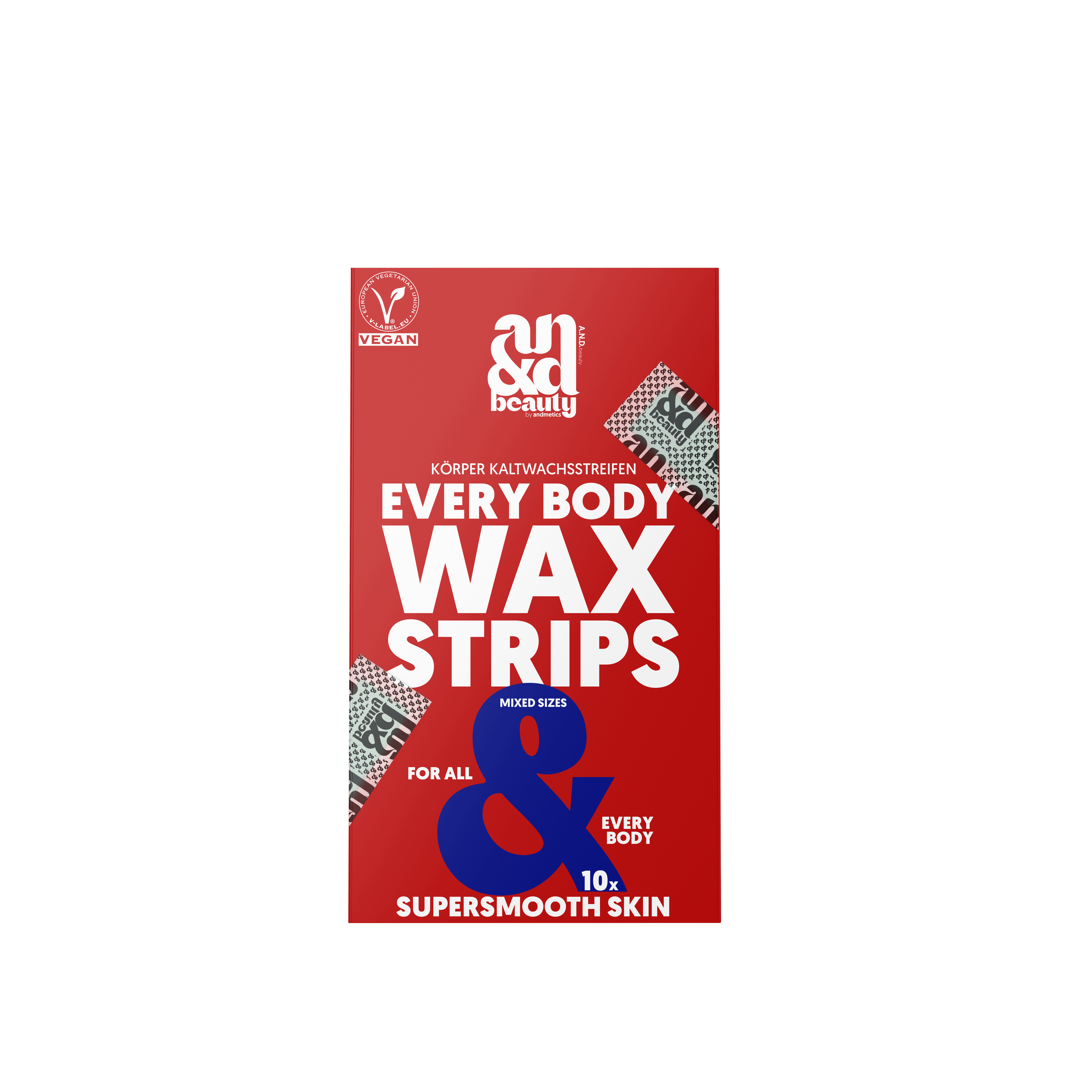 A.N.D. Beauty - Körper Kaltwachsstreifen 10x