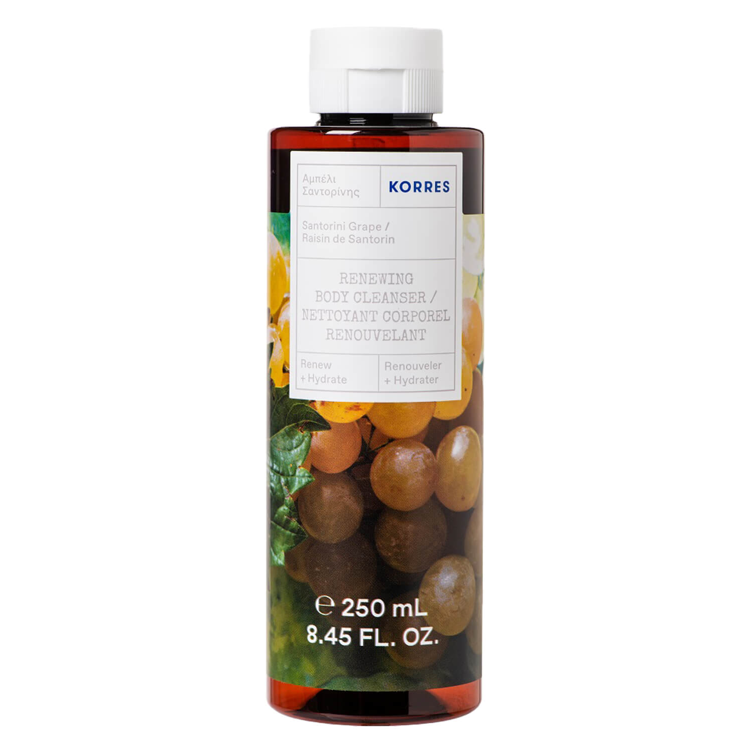 Korres Care – Santorini Grape Renewing Body Cleanser 250ml
