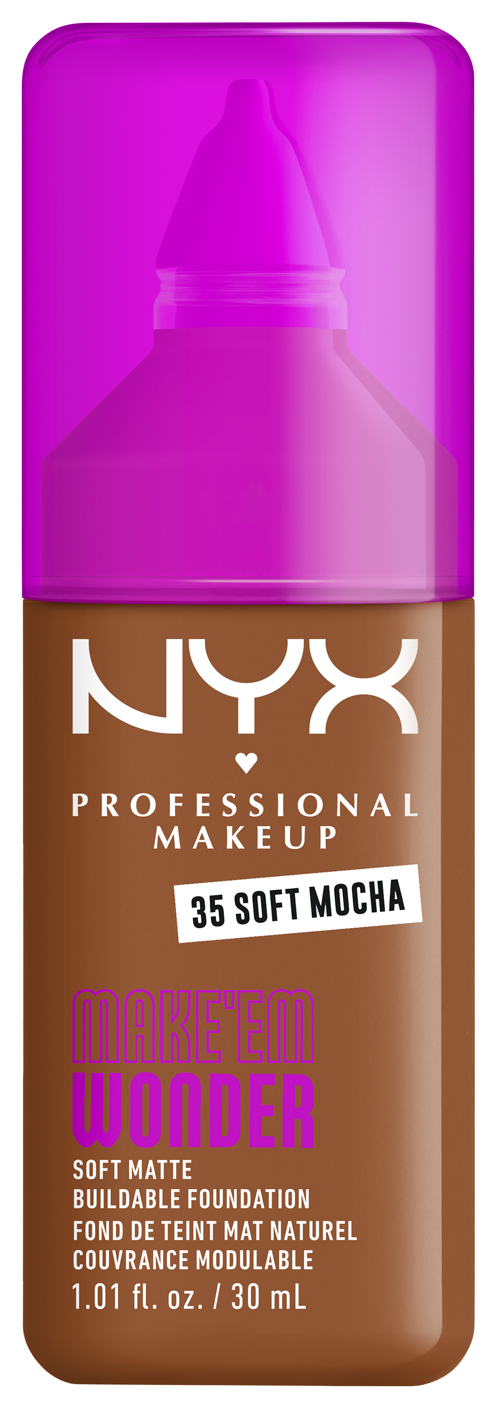 Nyx Professional Makeup Make 'em Wonder - Foundation 35 Soft Mocha 30ml