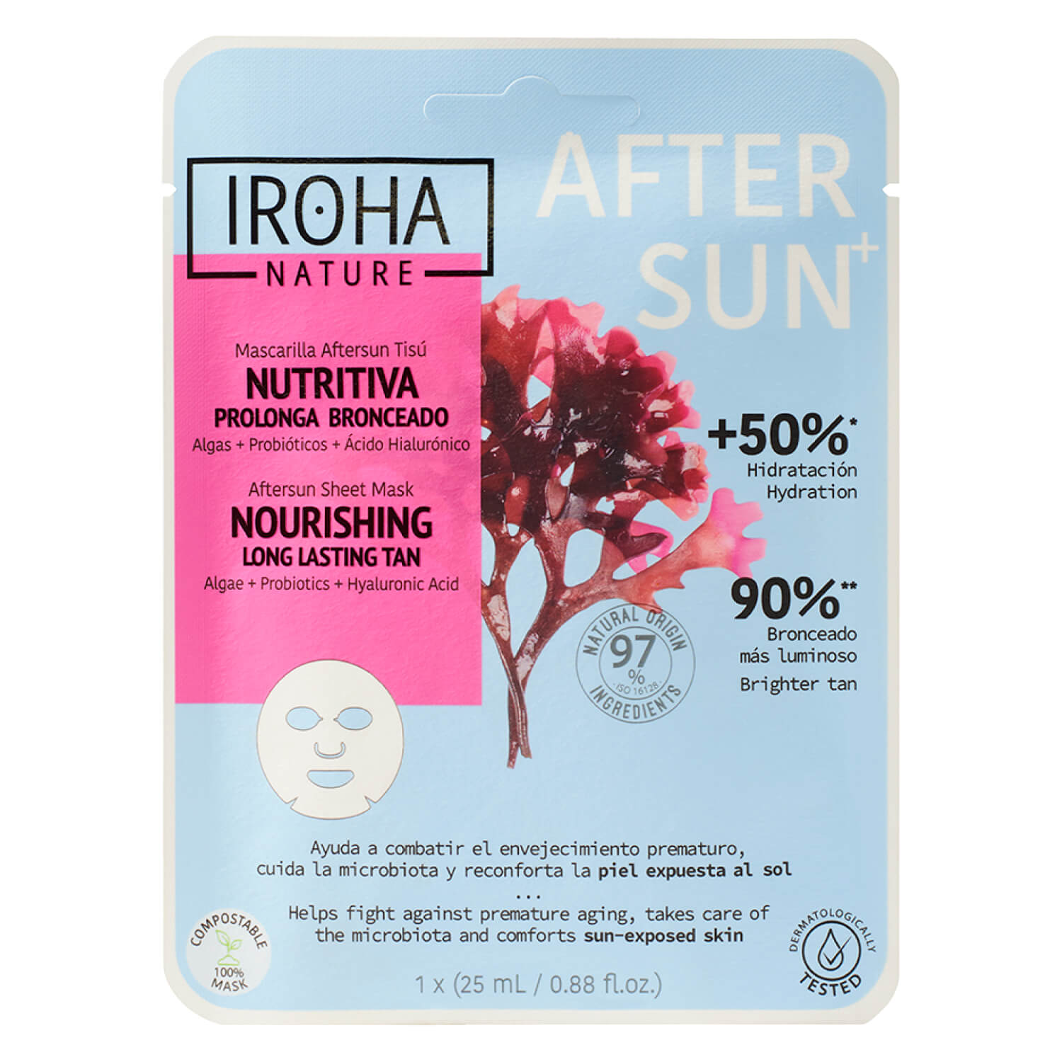 Iroha Nature - After Sun Sheet Mask Nourishing 25ml