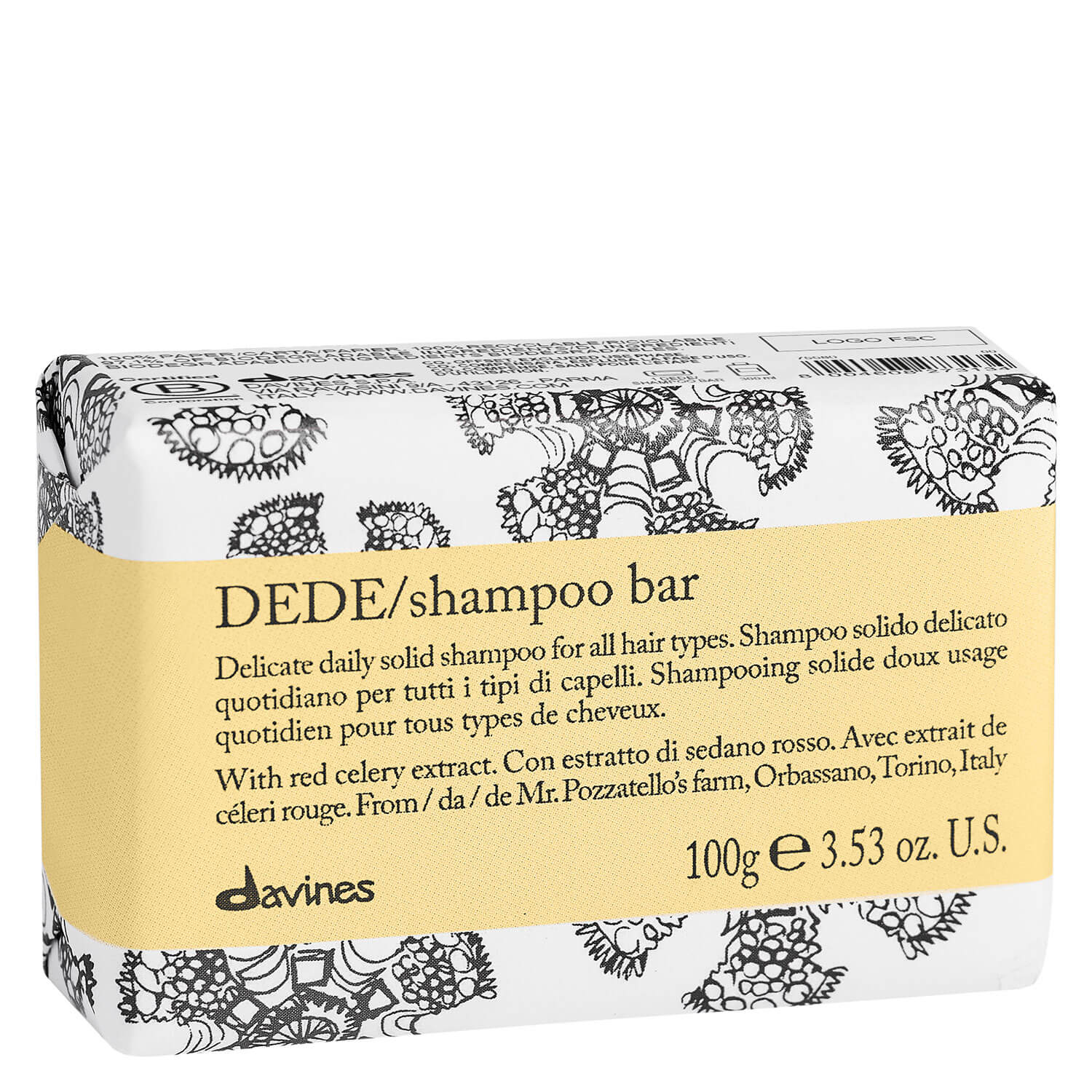 Davines Essential Haircare – Dede Shampoo Bar 100g