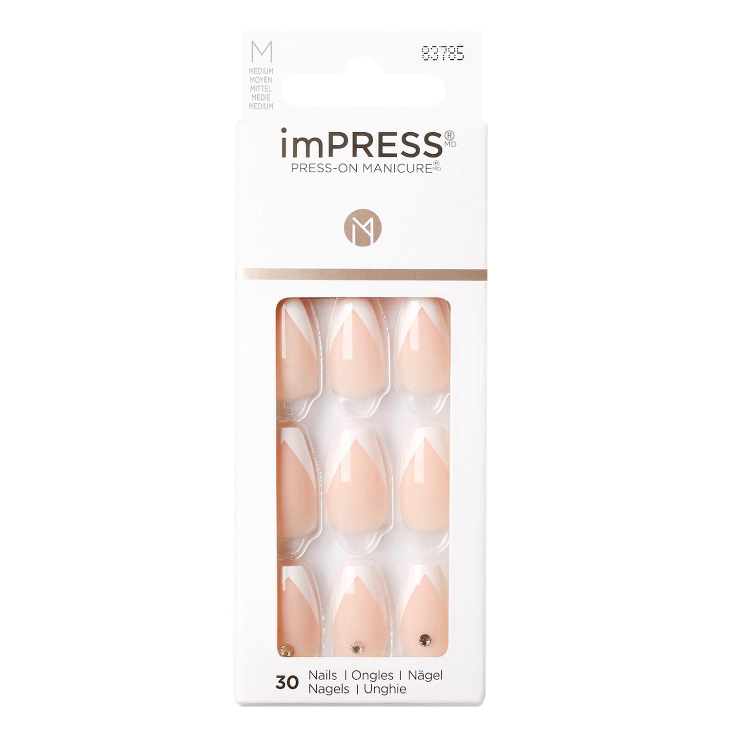 Kiss Nails - Impress So French 30x