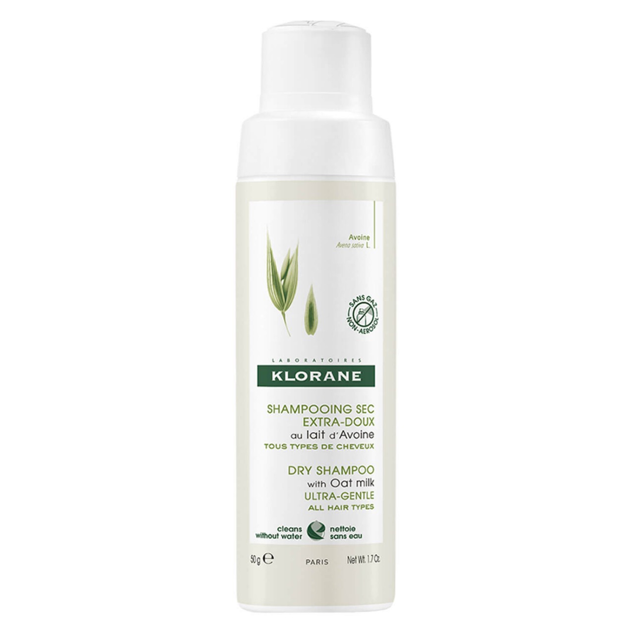 KLORANE Hair - Hafermilch Trockenshampoo Puder