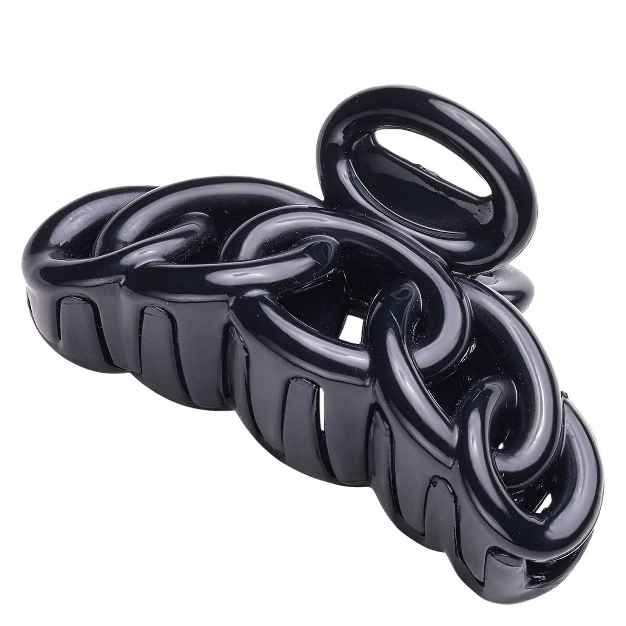TRISA Hair - Pince à Cheveux Crabe Recourbée Noire 6cm
