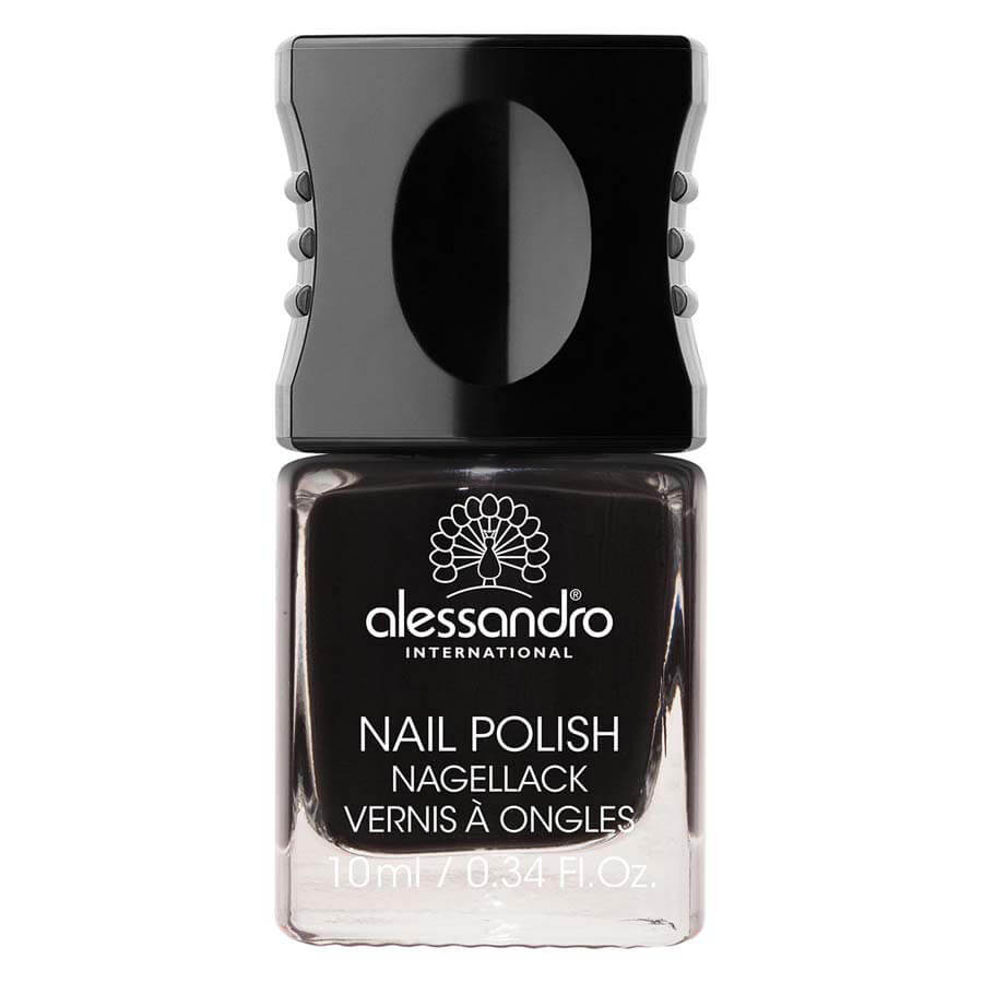 Alessandro Nail Polish – 77 Midnight Black 10ml