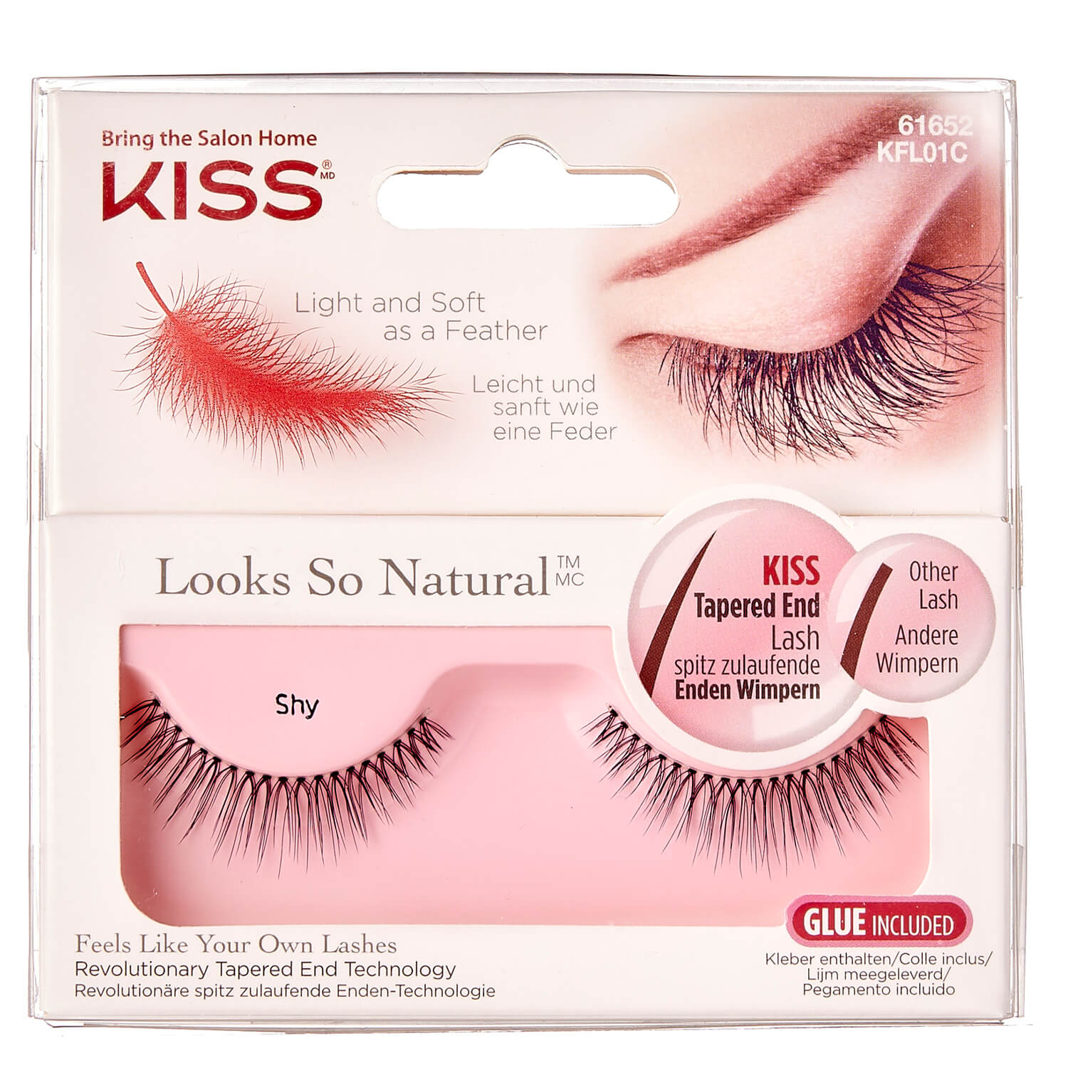 Kiss Lashes - Looks So Natural Shy 1x