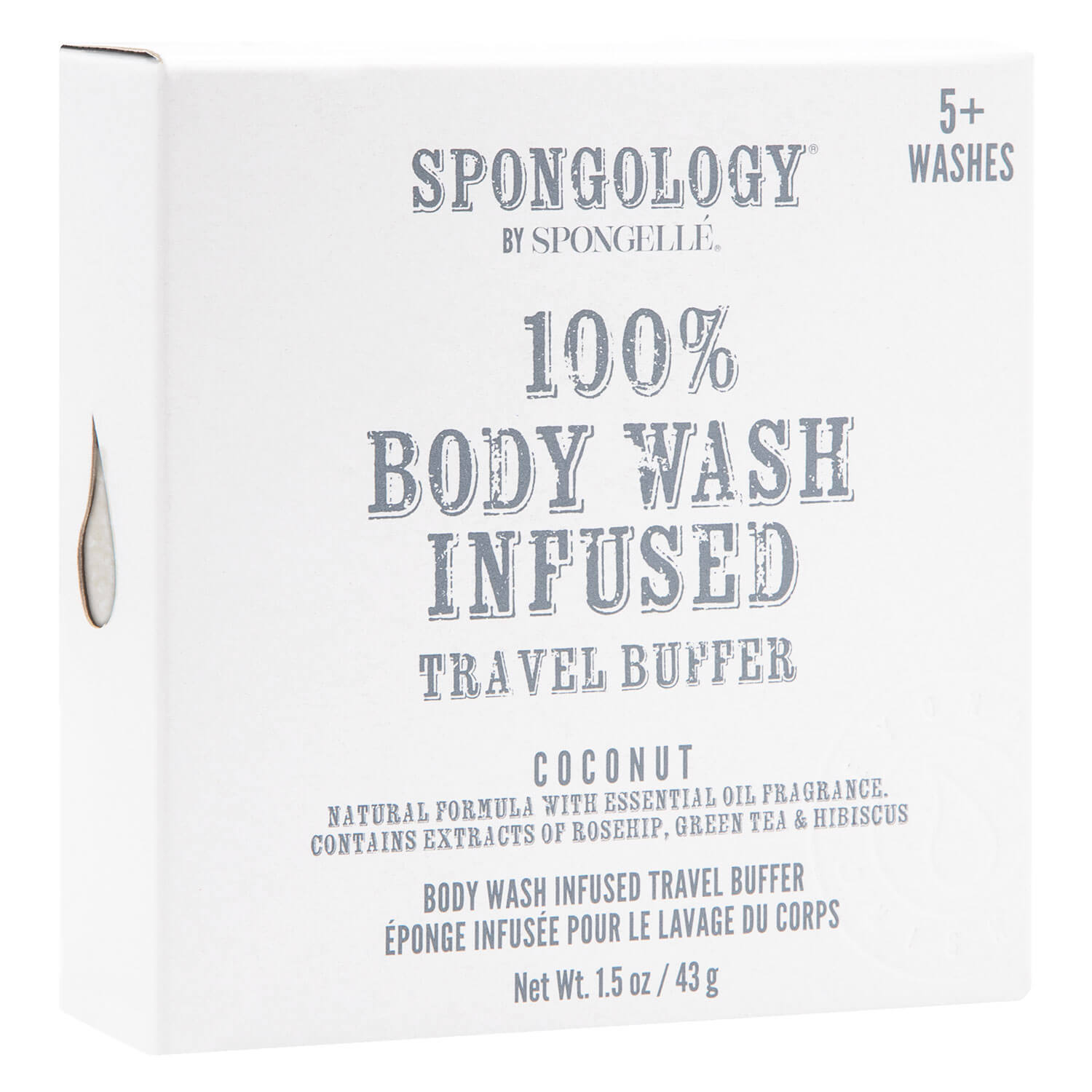 Spongellé Travel Buffer – Coconut 43g