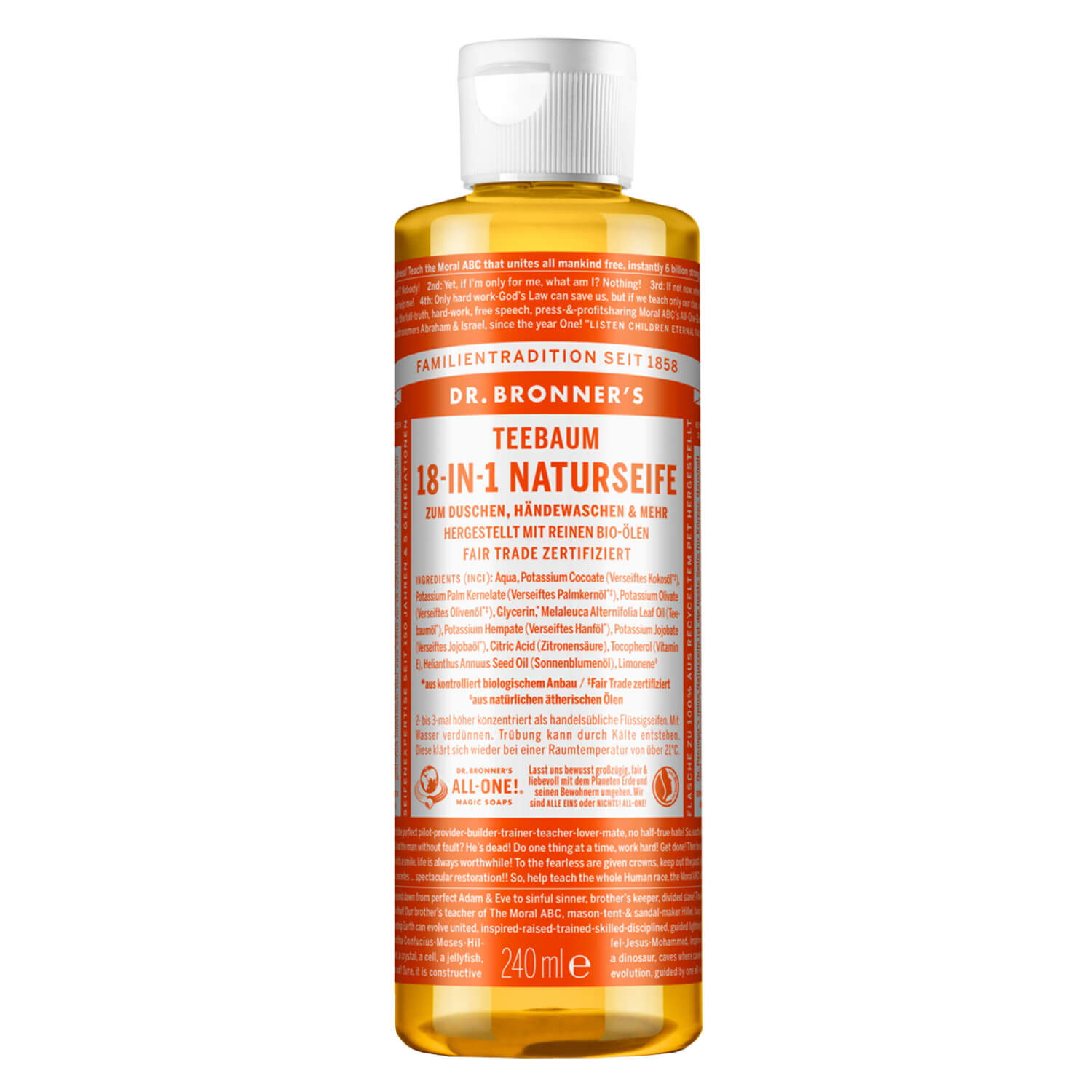 Dr. Bronner's - 18-In-1 Flüssigseife Teatree 60ml