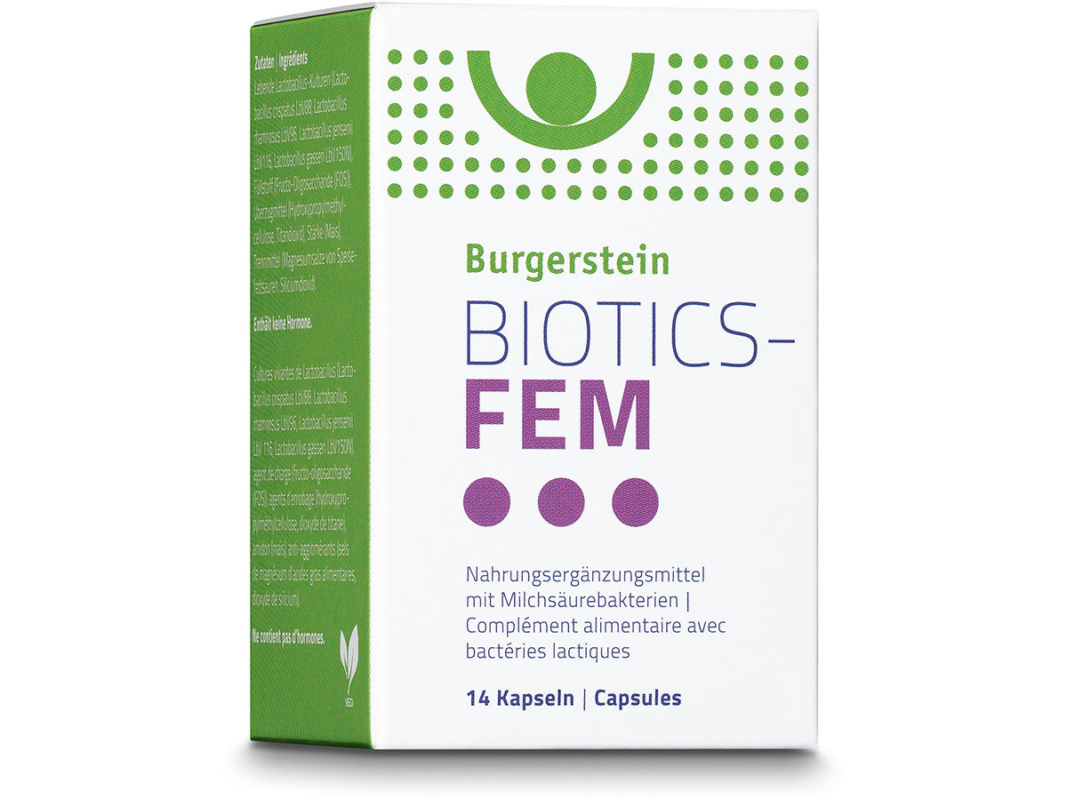 Burgerstein – Biotics-Fem Kapseln 14kapseln