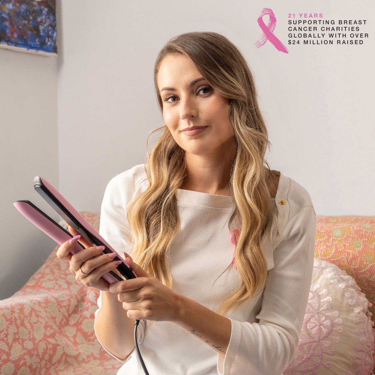 ghd pink24 - Ghd Platinum+® Styler - Pink Limited Edition