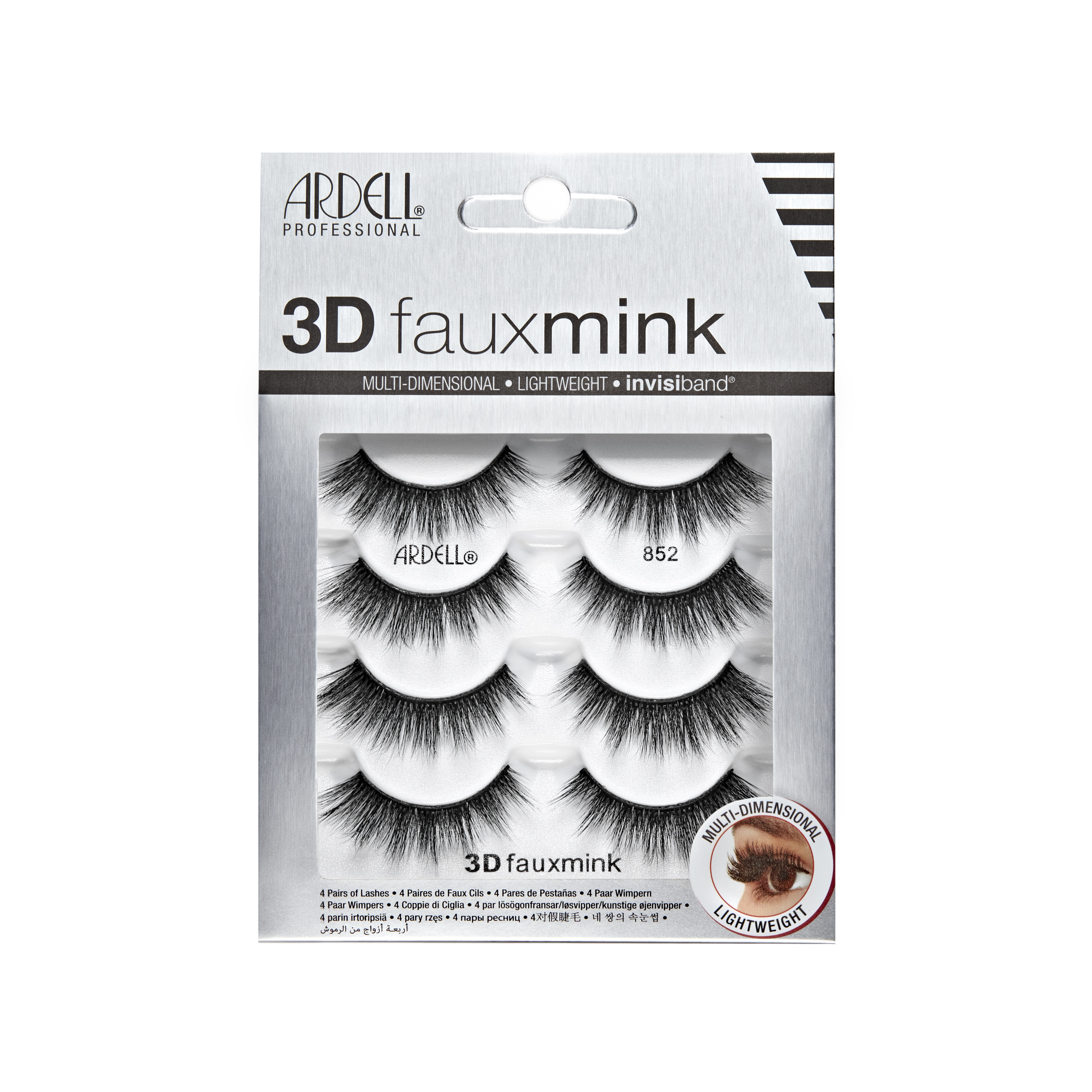 Ardell Faux Mink – 3d 852 Multipack 4x