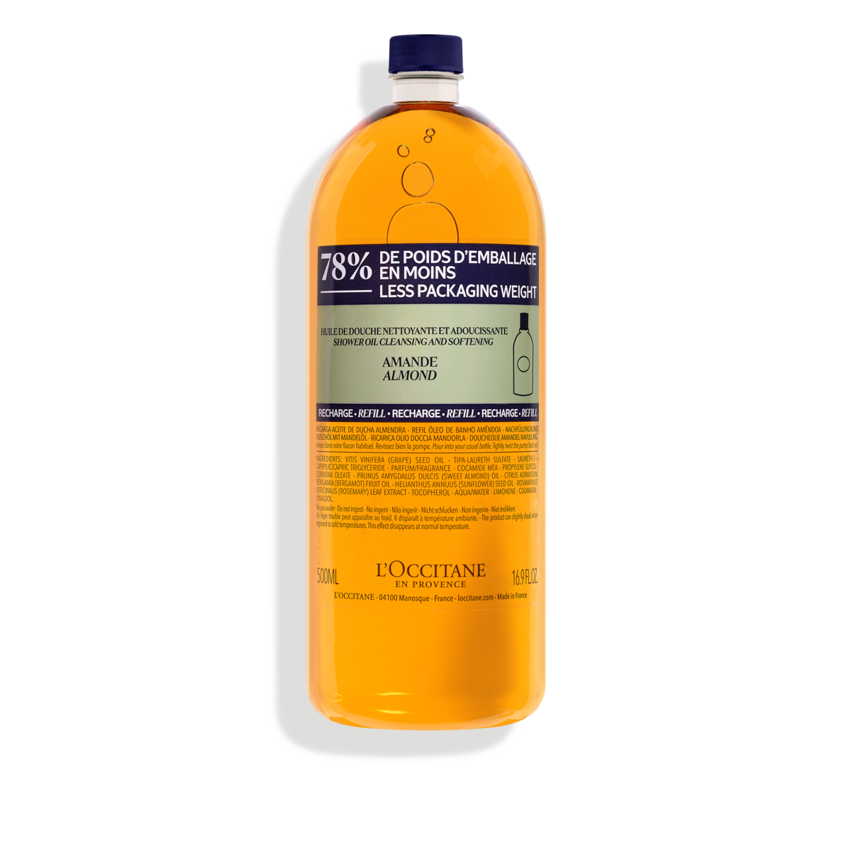 L’occitane Body – Mandel Duschöl Refill 500ml