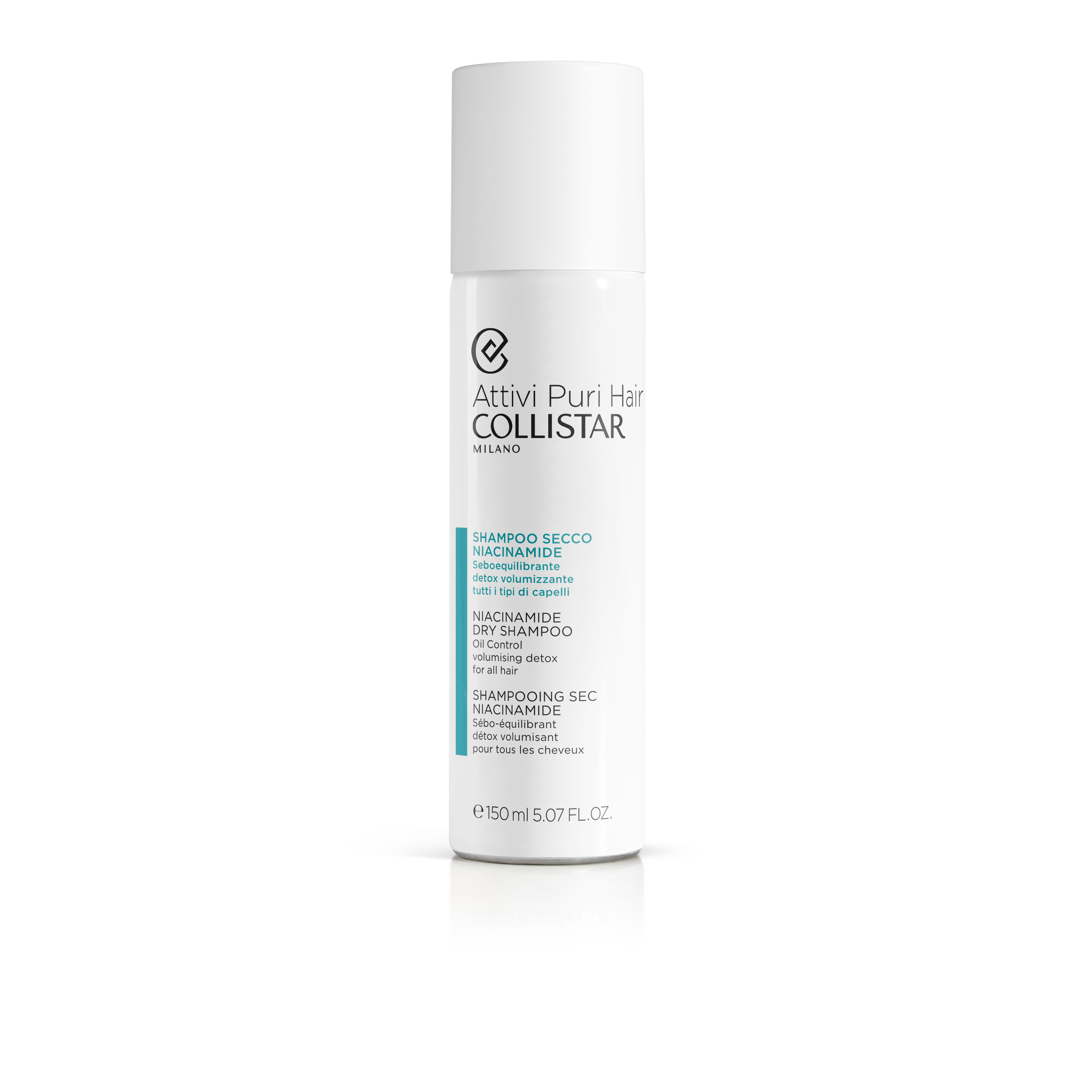 Collistar Cs Hair – Niacinamide Dry Shampoo Oil Control Volumising Detox 150ml