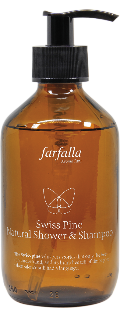 Farfalla Care - Swiss Pine Natural Shower & Shampoo, 250ml