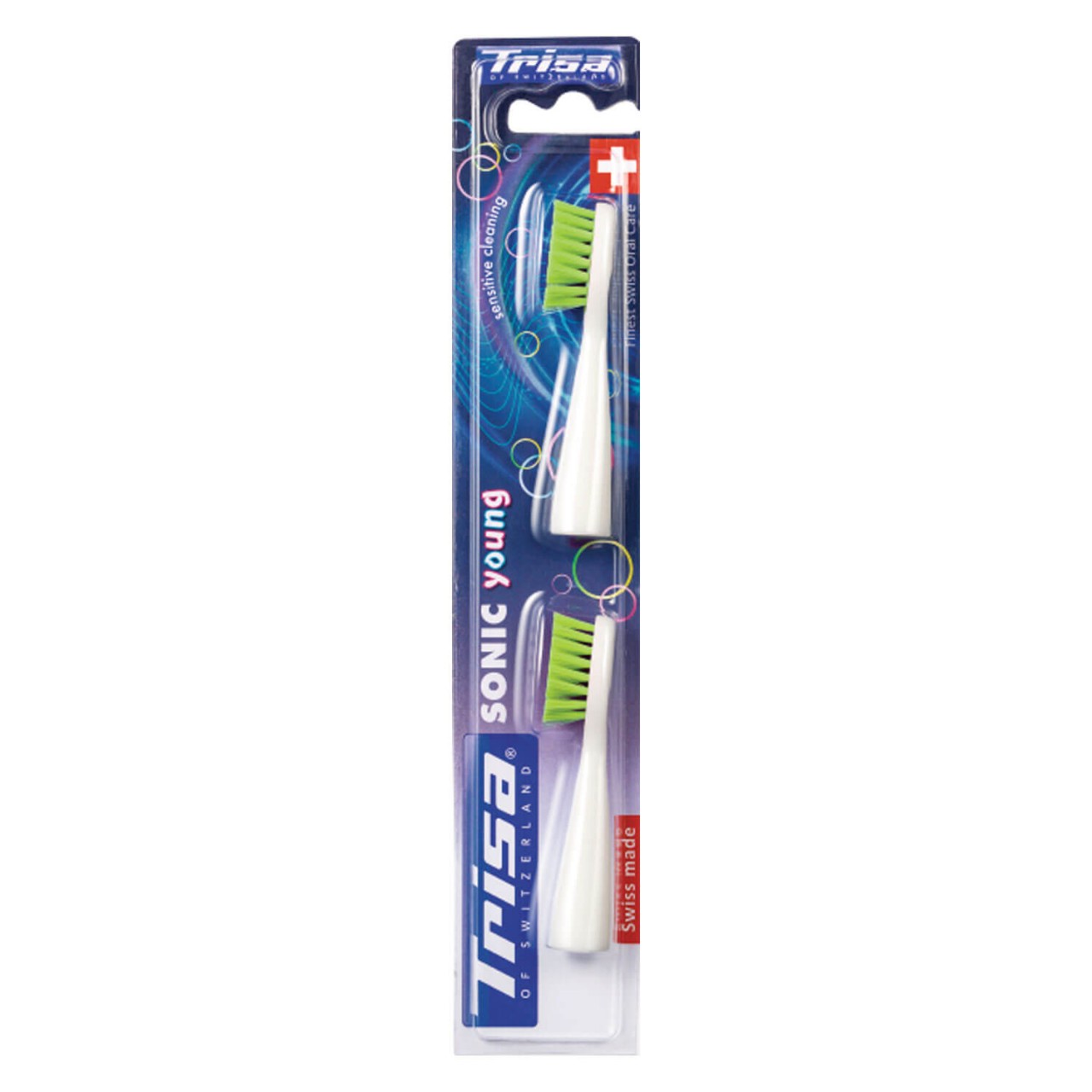 Trisa Oral Care - Ersatzset Sonic Young Soft Grün