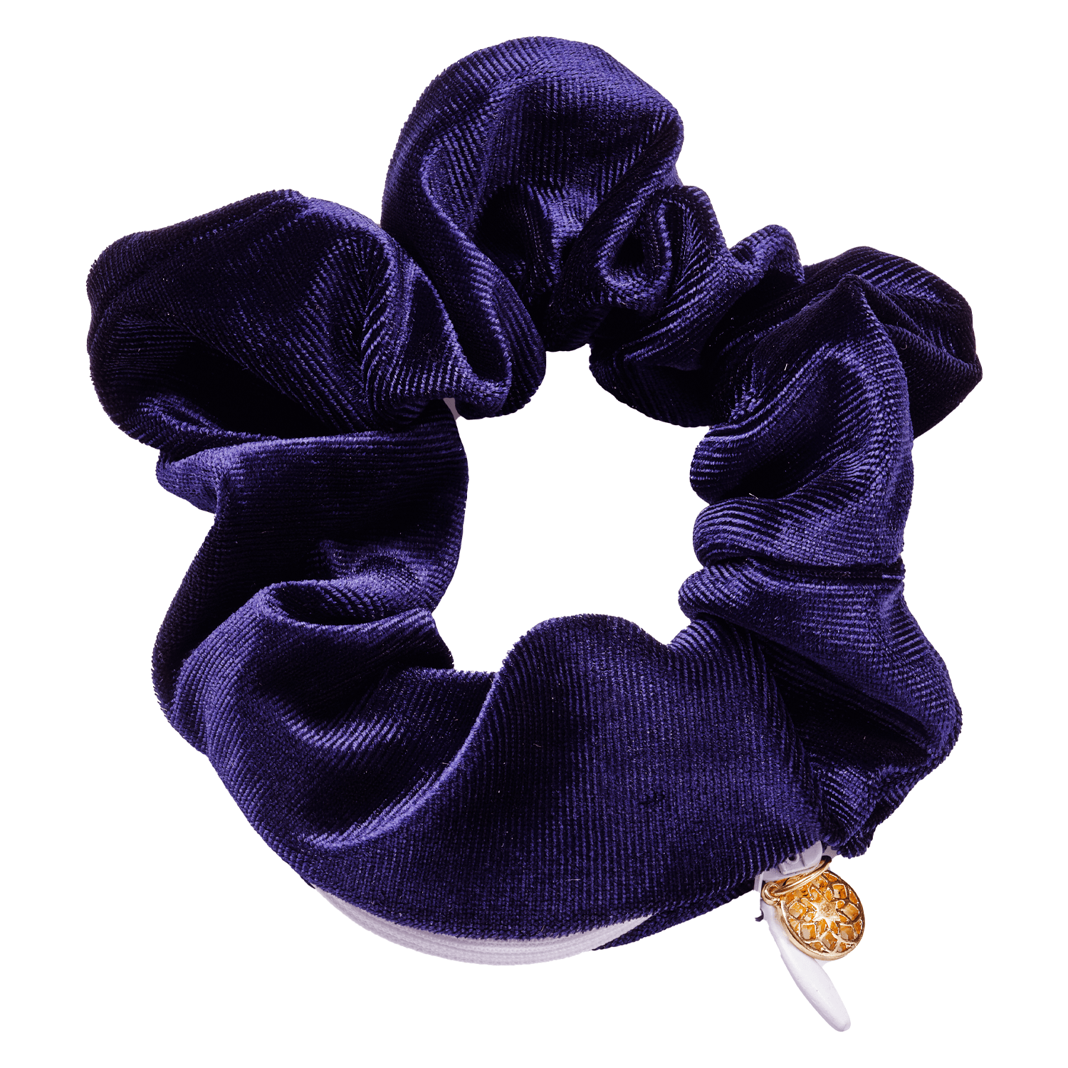 Trisa Body Mind And Soul Scrunchie Yoga Samt Reisverschluss Navy 1x