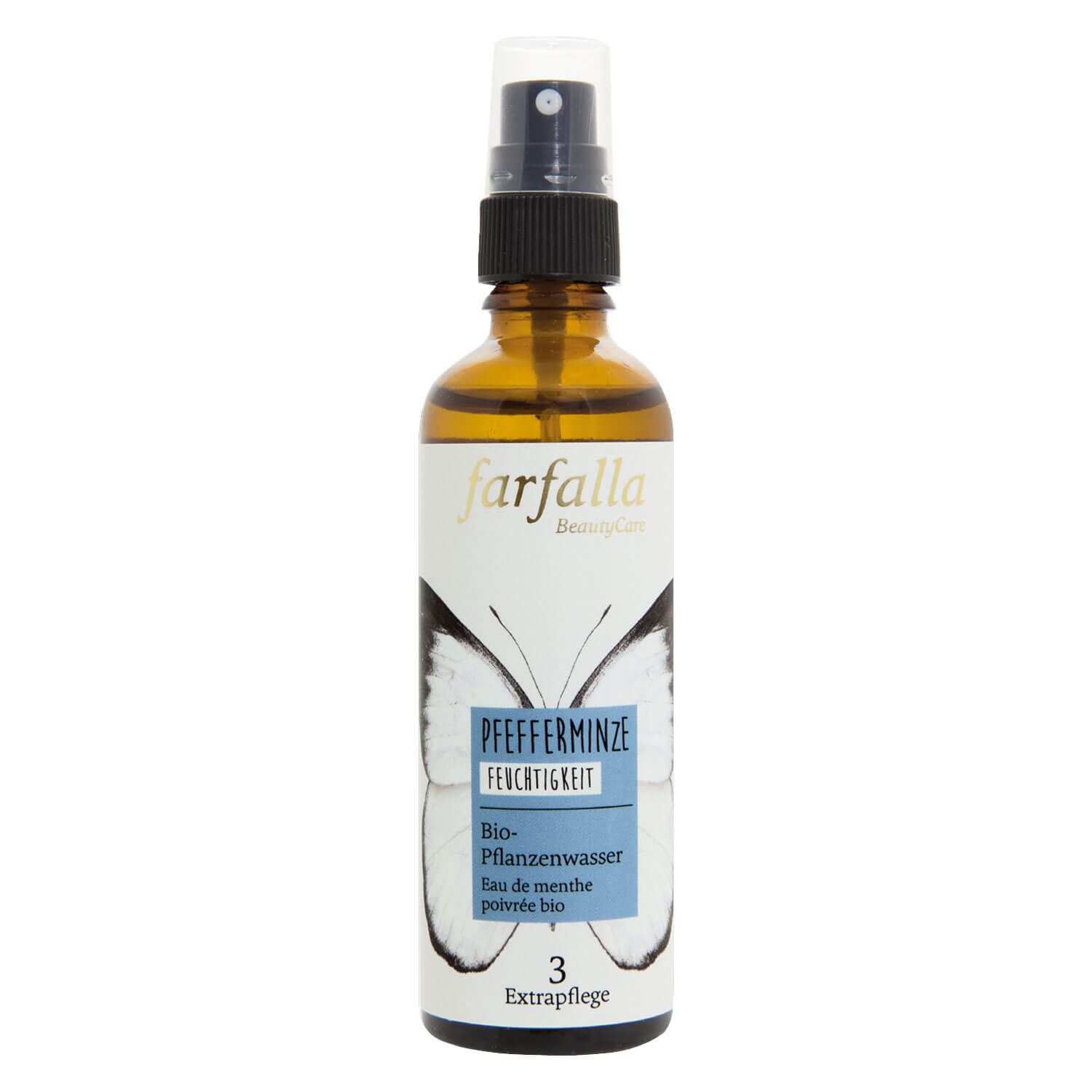 Farfalla Bio-Pflanzenwasser – Pfefferminze Bio-Pflanzenwasser Feuchtigkeit 75ml