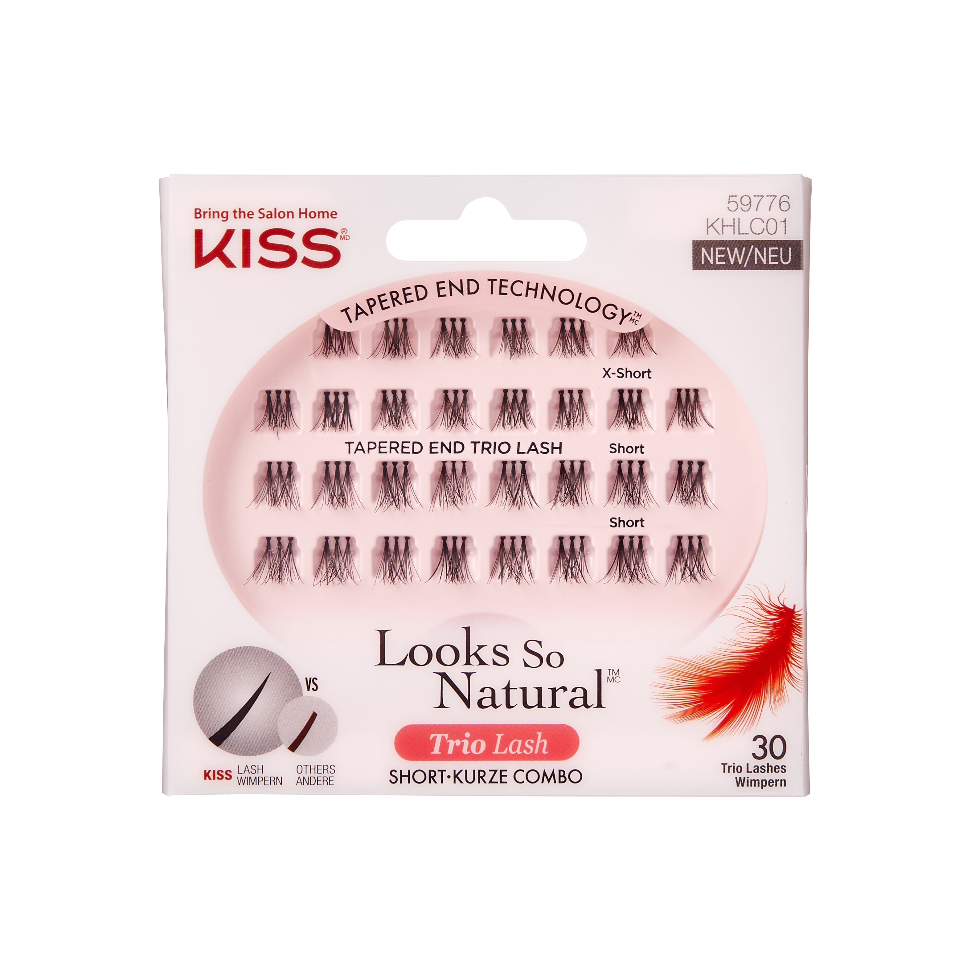 Kiss Lashes - Falscara  Eyelash - Wisp Multi 01 1x