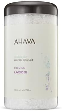Ahava Deadsea Salt - Mineral Bath Salt Calming Lavender 907g