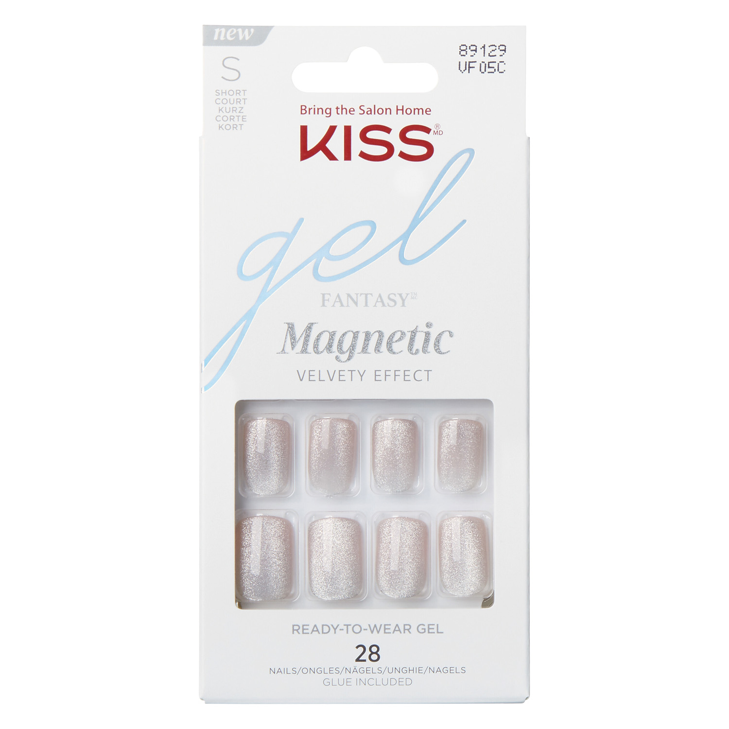 Kiss Nails - Gel Fantasy Magnetic Dignity 28x