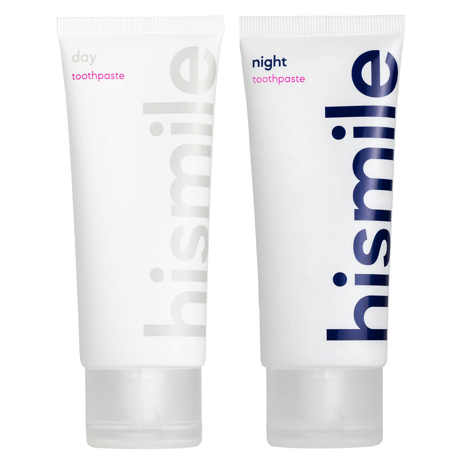 hismile toothpaste day and night