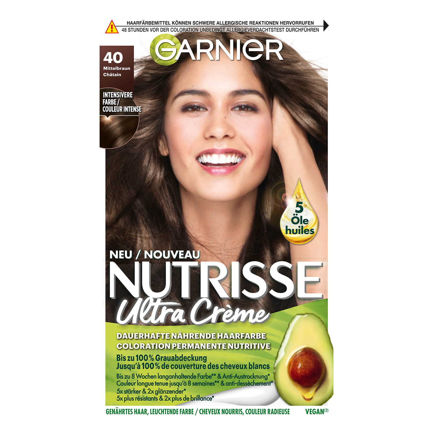 Garnier Nutrisse – 40 Braun 1x
