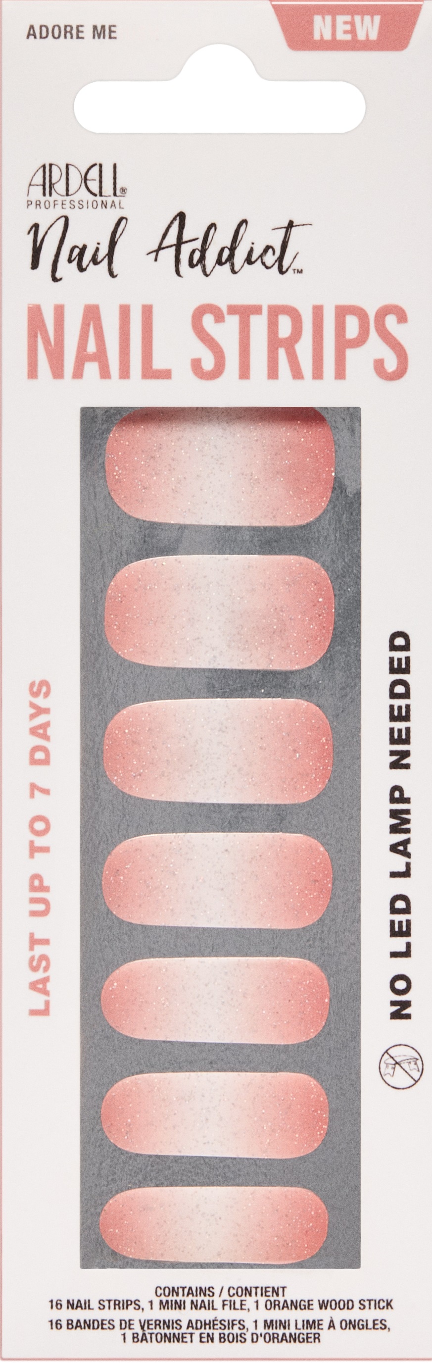 Ardell Nail Addict - Nail Strips Adore Me 1x