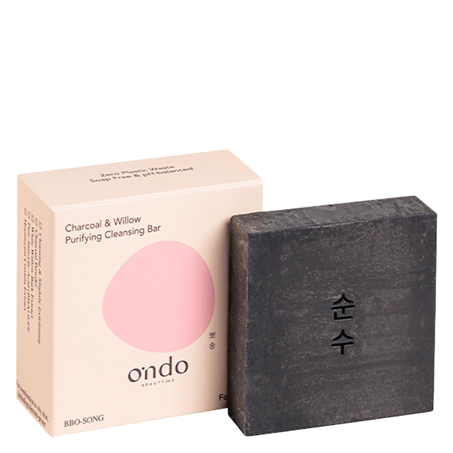 Ondo Beauty 36.5 – Charcoal Willow Purifying Face Cleansing Bar 70g