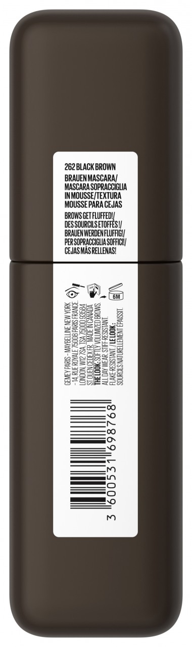 Maybelline NY Eyes - Superfluff Augenbrauen-mousse 262 Black Brown