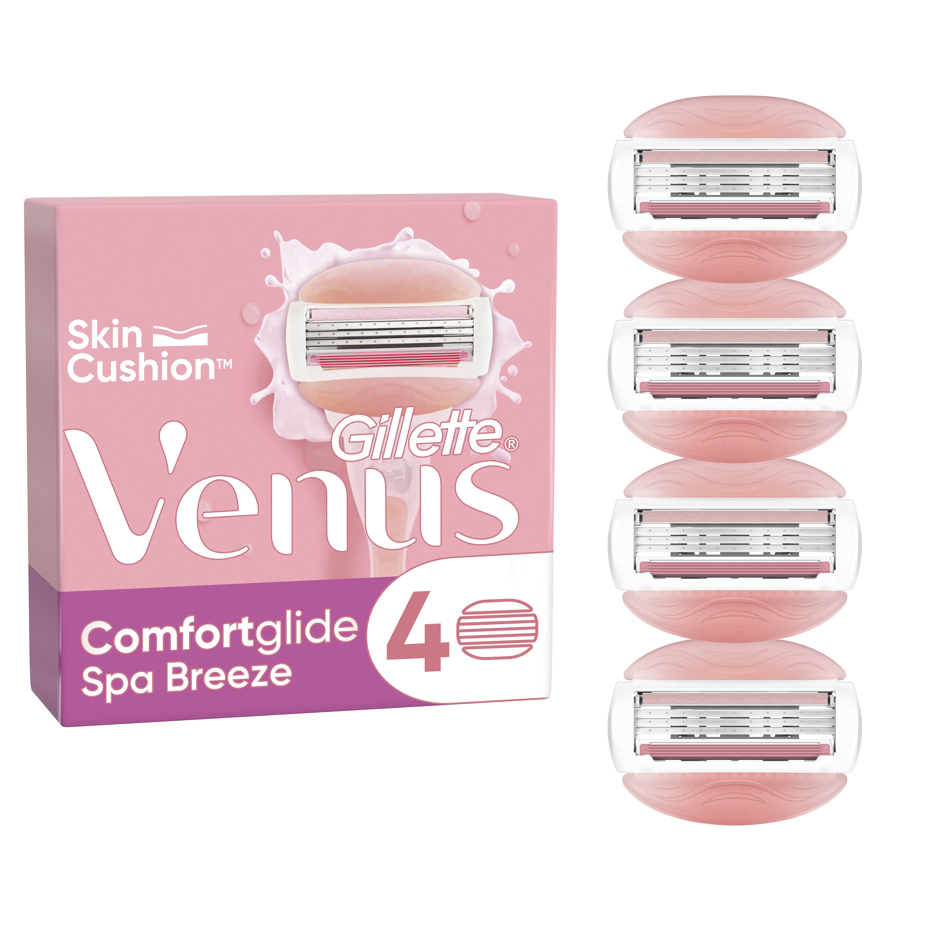 Gillette Venus Gillette – Venus Comfortglide Spa Breeze Systemklingen 4er 4stk