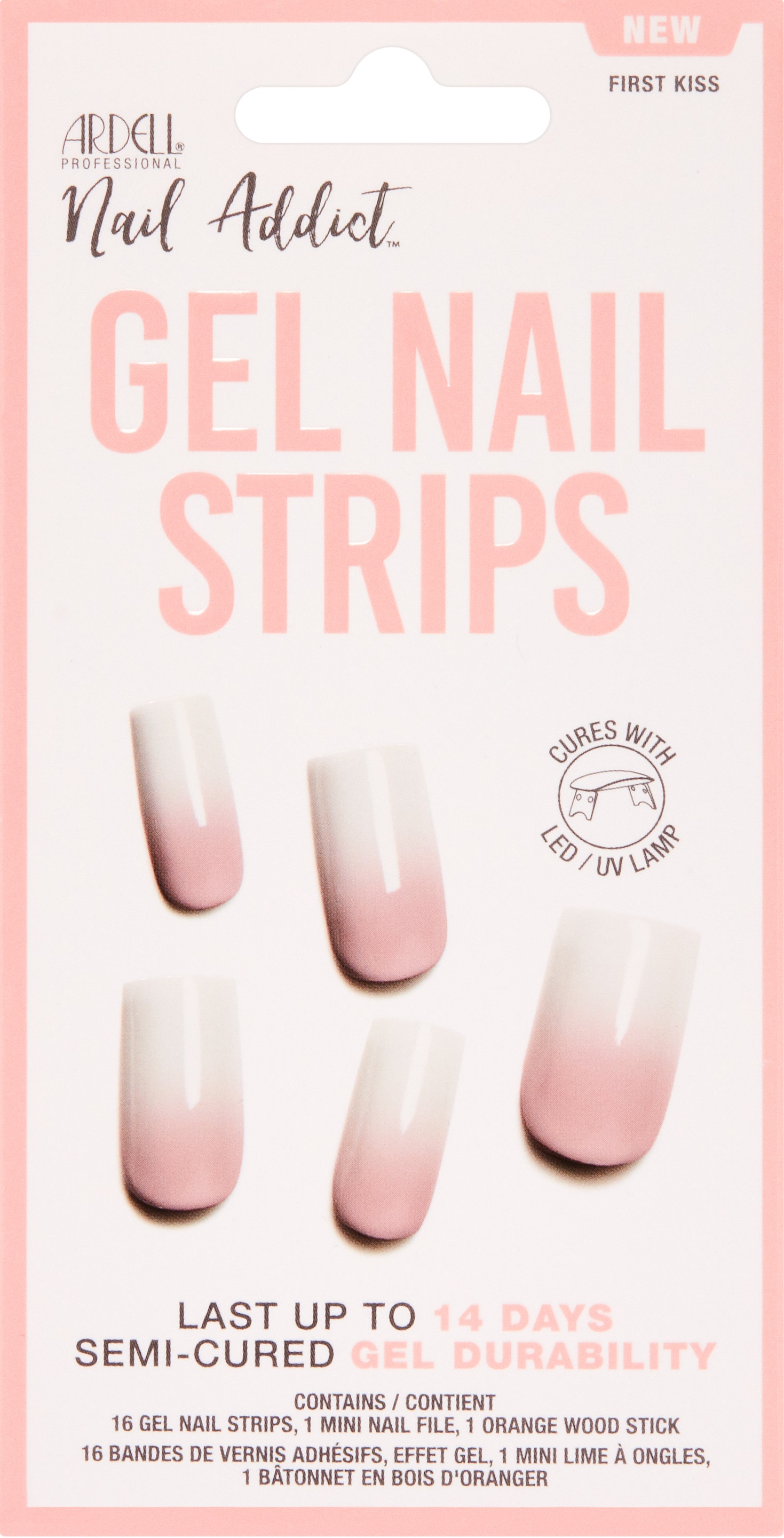 Ardell Nail Addict - Gel Strips First Kiss 1x