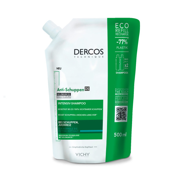 Vichy Dercos - Anti-Schuppen Shampoo Fettiges Haar Nachfüllpackung 500ml