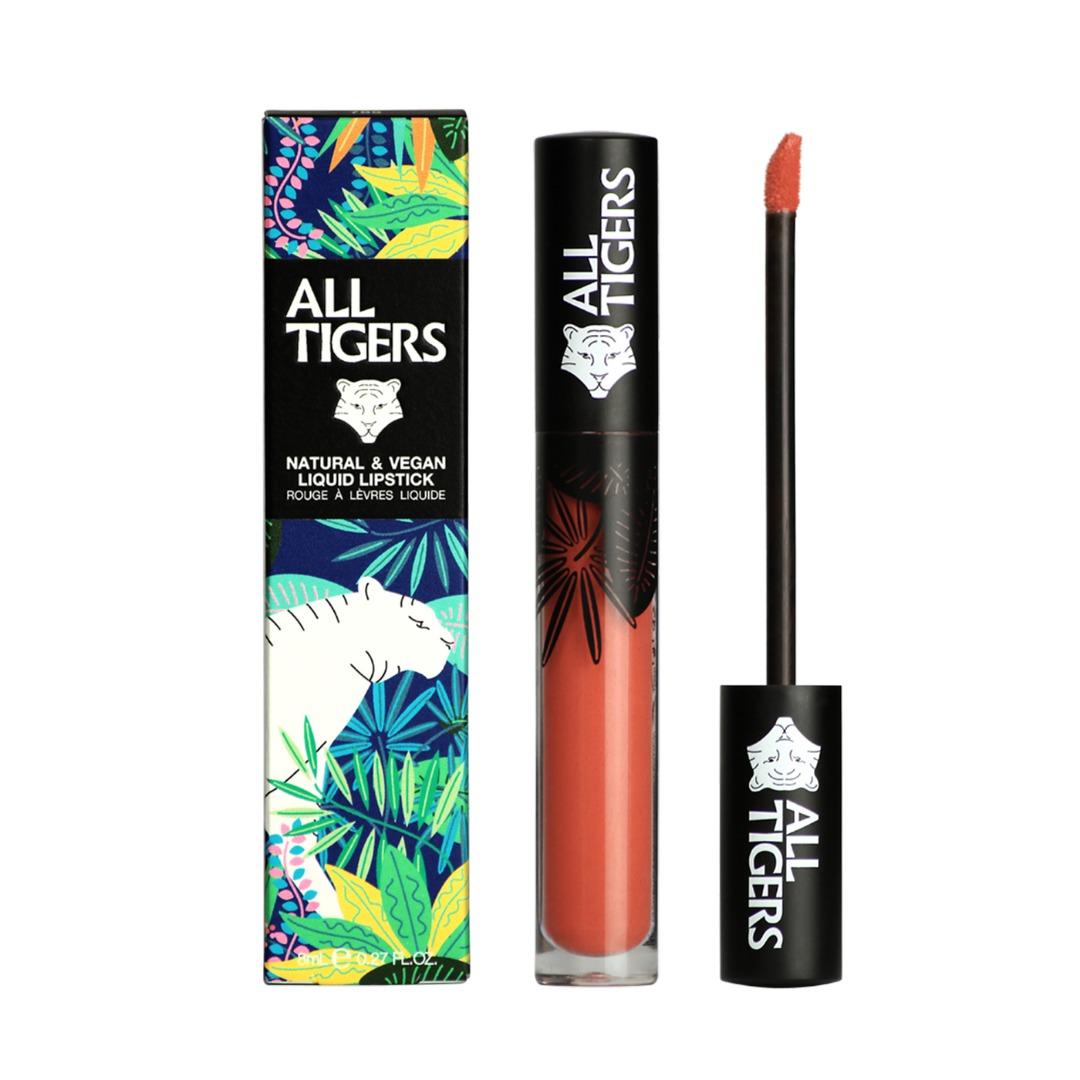 All Tigers Lips – Liquid Lipstick Matt Vegan Und Natürlich Pfirsich 8ml
