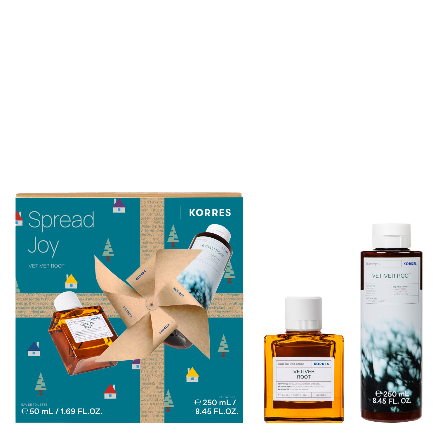 Korres Fragrance – Vetiver Root Eau De Toilette Set For Him