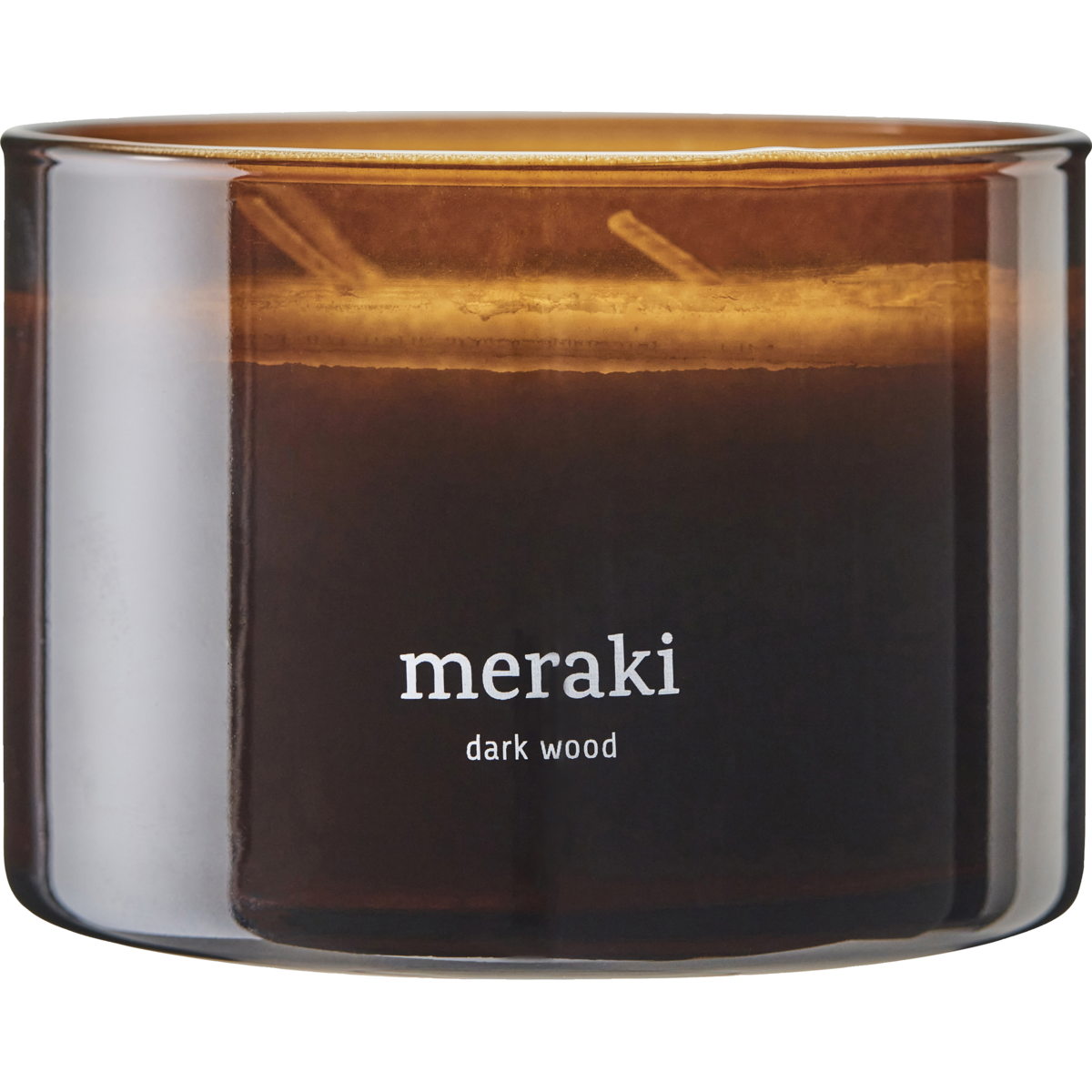 Meraki Home - Duftkerze Dark Wood 200g