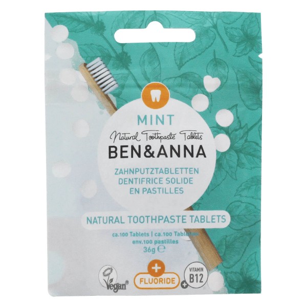 Image of BEN&ANNA - Toothpaste Tablets Fluorid