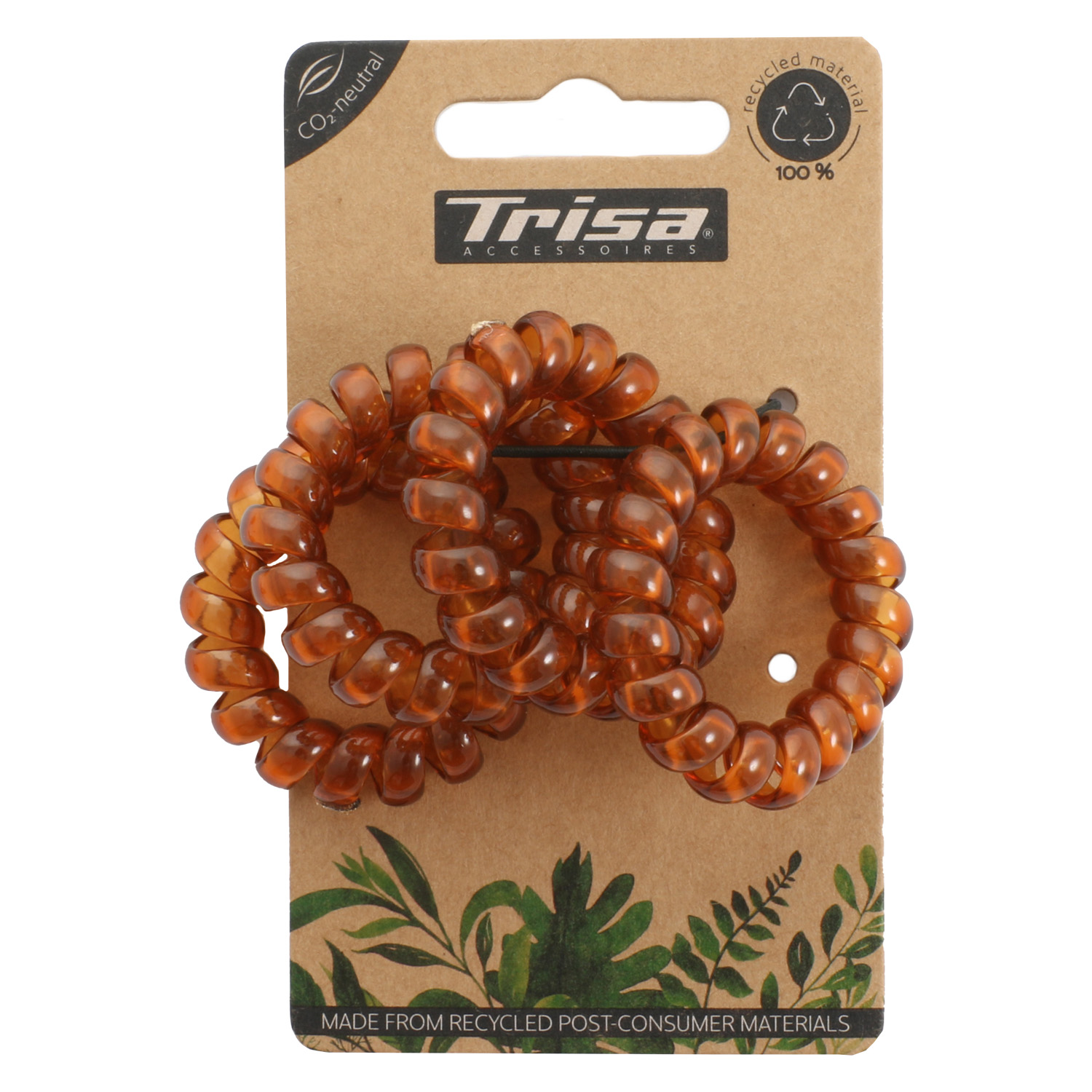 Trisa Hair – Eco Spiralhaarbinder Braun 4x