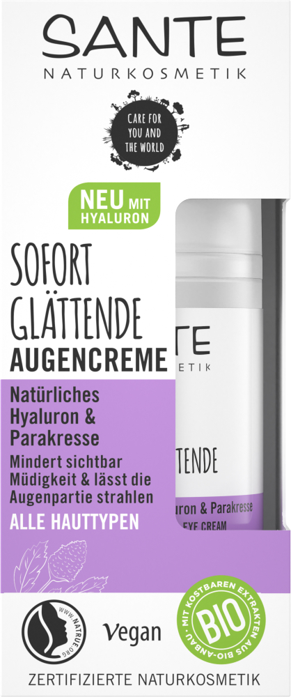 Sante - Sof. Glätt. Augencreme Hyaluron 15ml