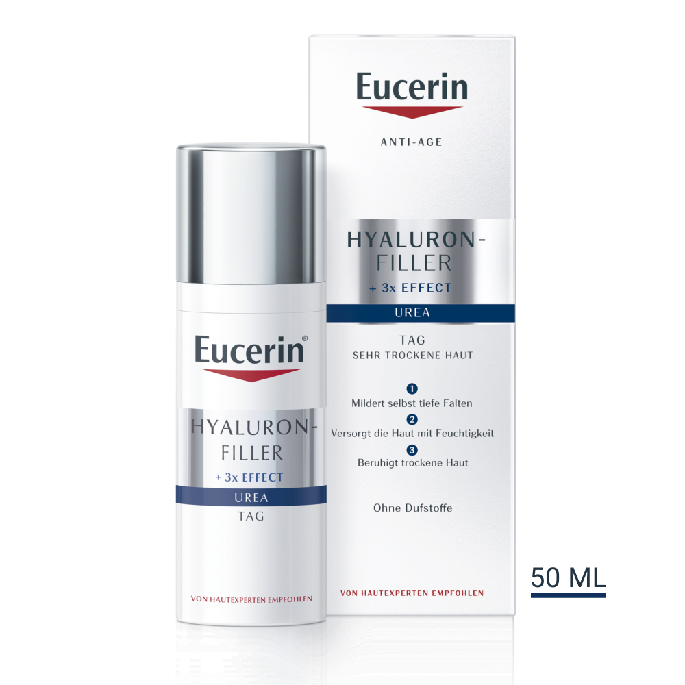 Eucerin – Hhyaluron-Filler + 3x Effect Urea Tagespflege 50ml