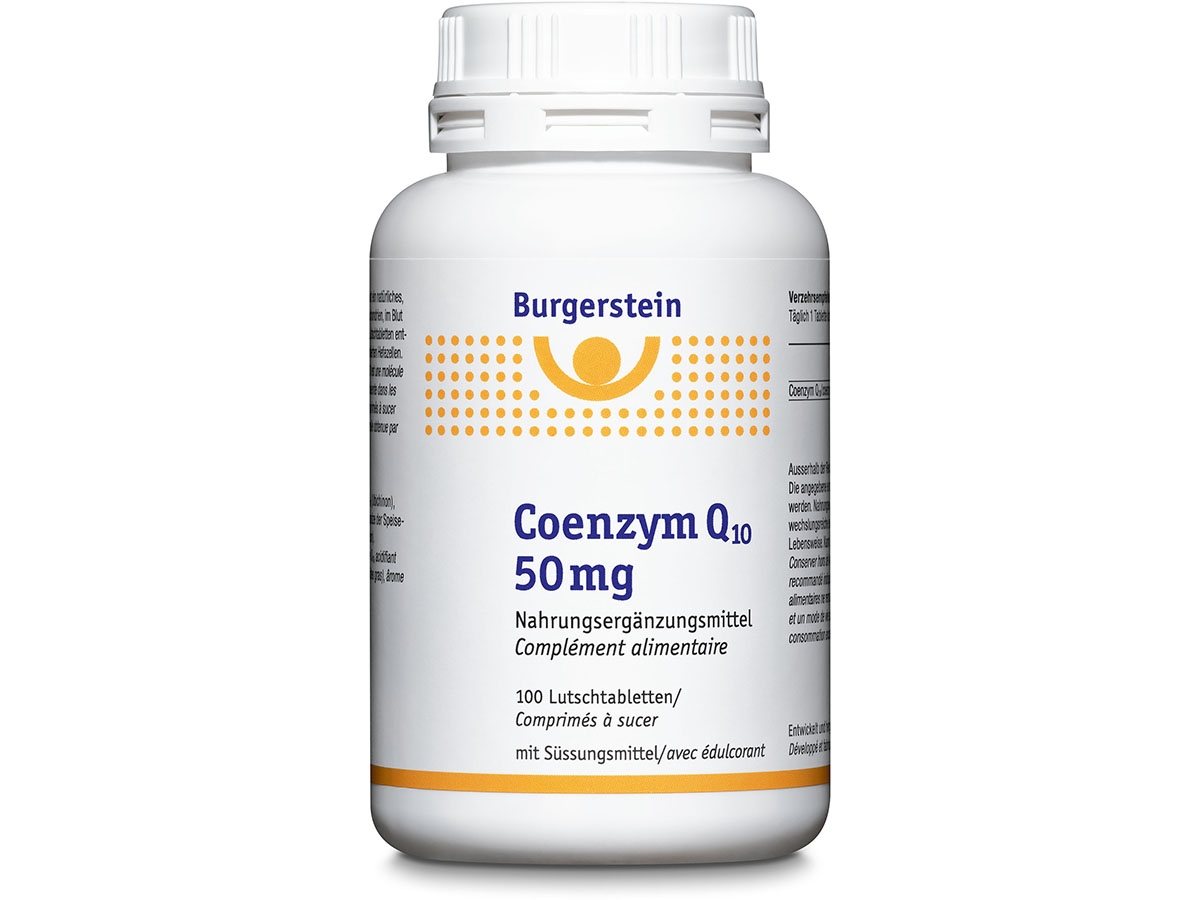 Burgerstein – Coenzym Q10 50 Mg 100lutschtabletten