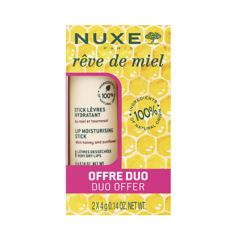 Nuxe Face - Duo Feuchtigkeitsspendende Lippenpflege 2*4g