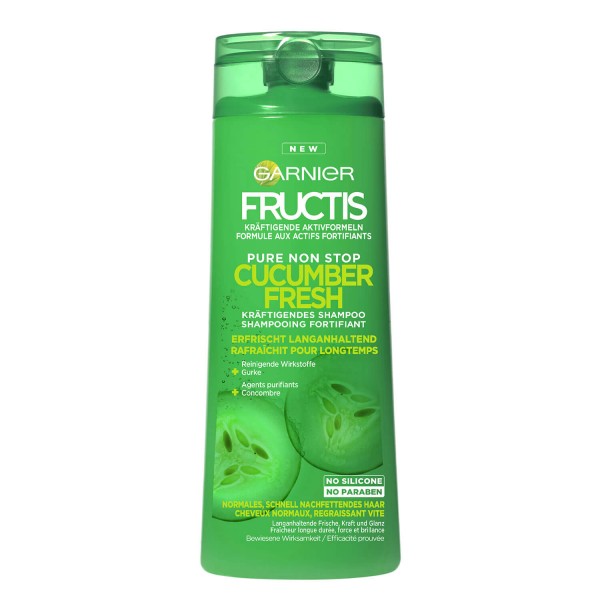 Image of Fructis - Pure Non Stop Cucumber Fresh Kräftigendes Shampoo